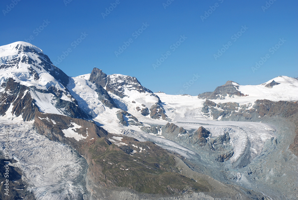 Gorner glacier @Zermatt.Switzerland / ゴルナー氷河 ＠スイス(ZOOM)