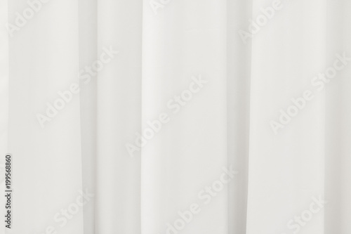 White curtain background. Abstract of drape backdrop.