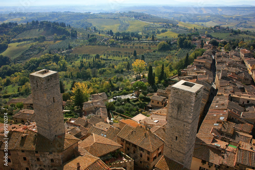 Medieval towers of San Gimignano, Italy