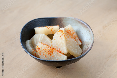Japanese simmered daikon radish