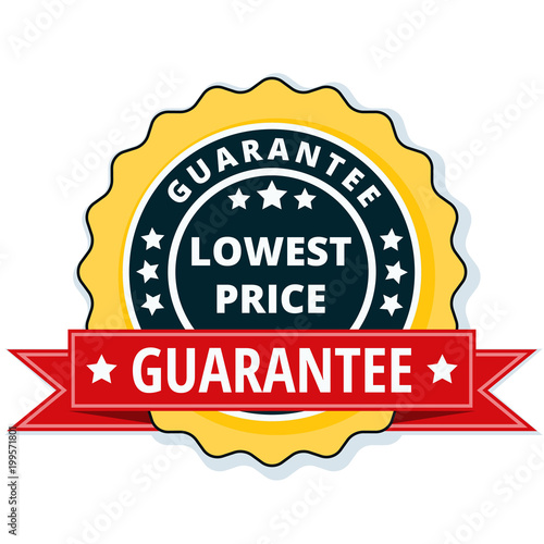 Lower Price Guarantee label illustration
