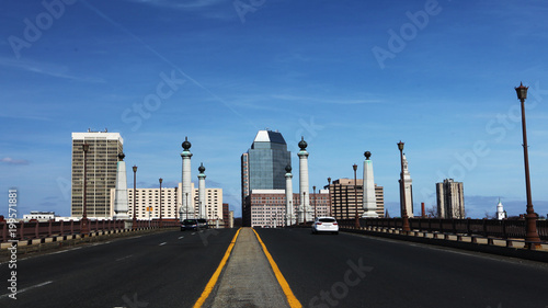 View of the  city center of Springfield, Massachusetts photo