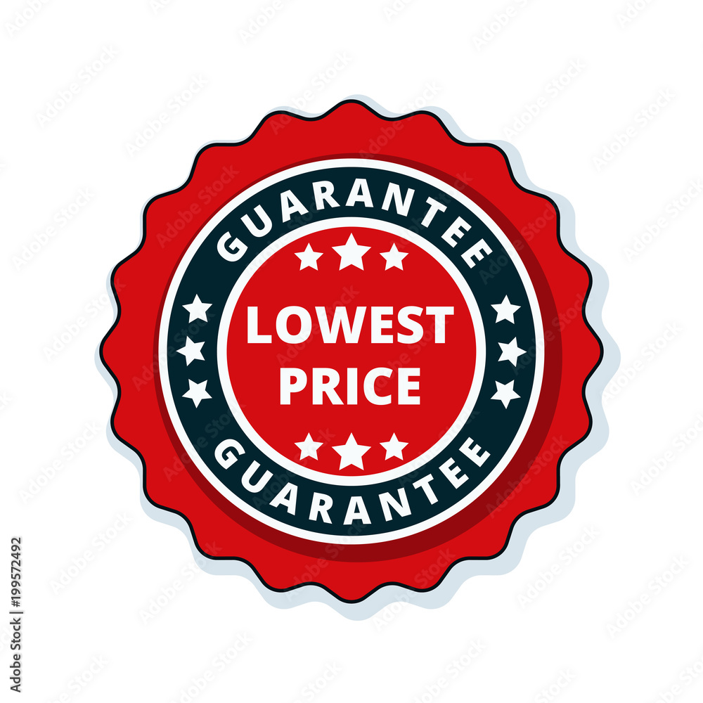Lower Price Guarantee label illustration