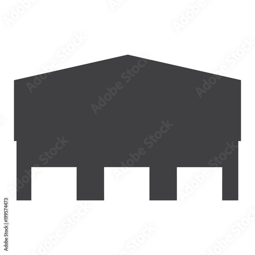 Warehouse vector icon