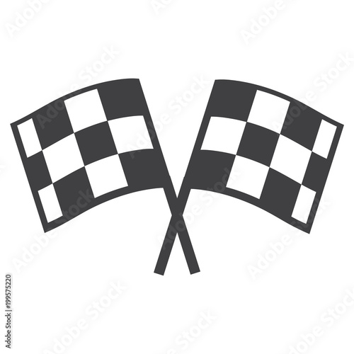 Racing flag icon