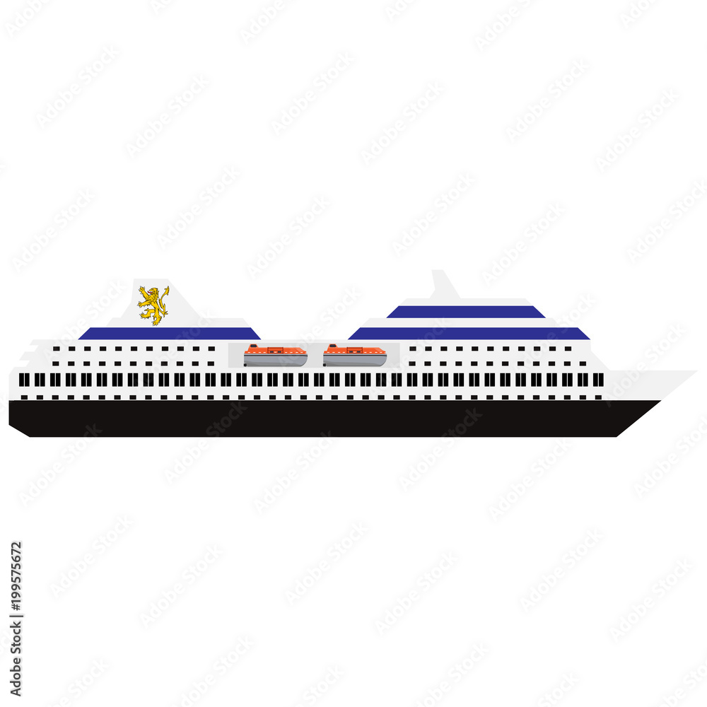 Sea cruise ship