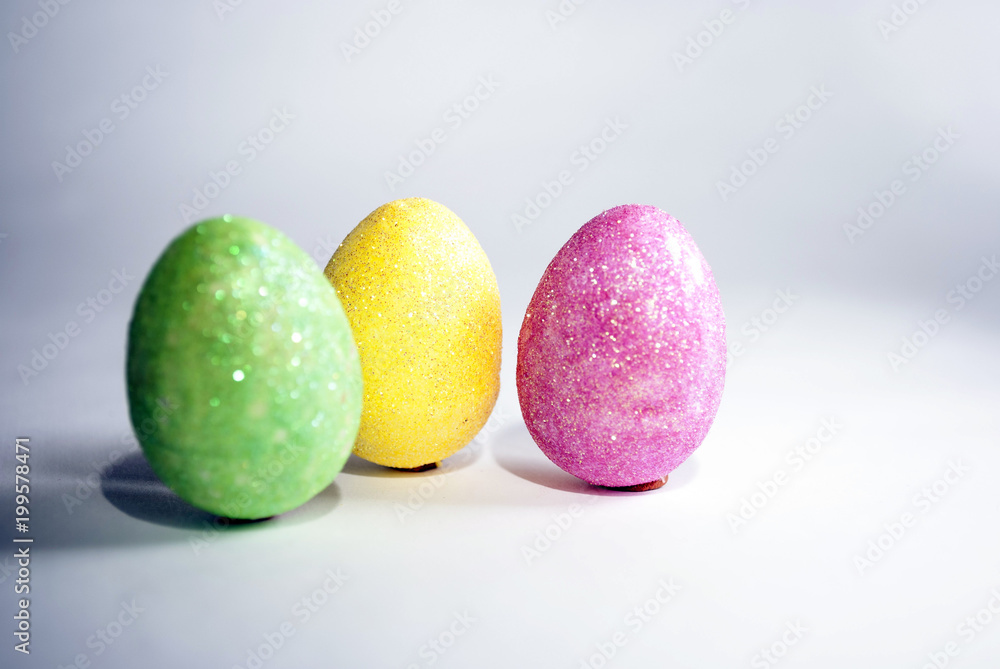 easter eggs isolated on white easter eggs isolated on white