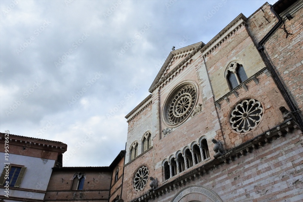 the church in Perugia, Umbria, Italy