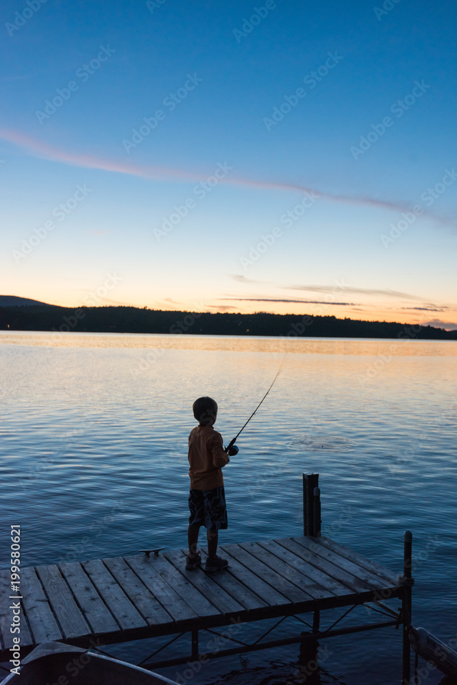 Boy Fishing