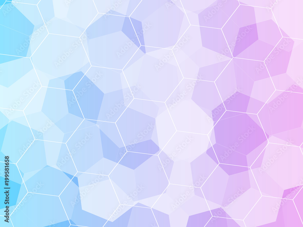 Vector abstract blue lilac background with hexagons Vector abstract blue lilac background with hexagons