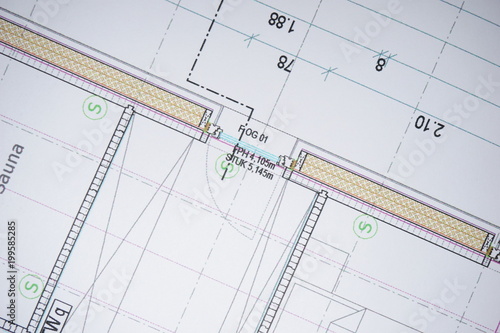 Holzhausplan Details, Architektenplan