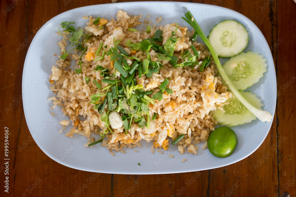 Fried rice Thai style Asia Thailand Fried rice Thai style Asia Thailand