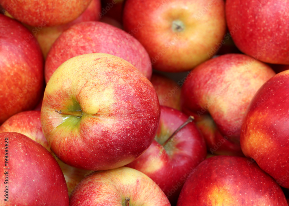 red ripe apples for sale from greengrocers red ripe apples for sale from greengrocers