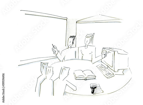business cartoon