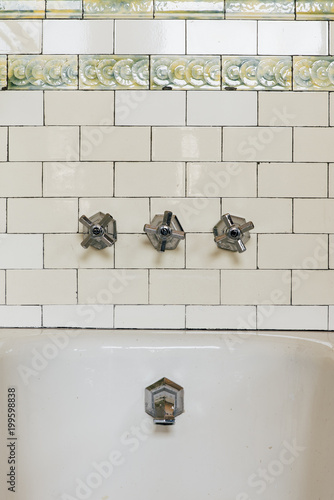 Derelict Bathroom with Tiles - Abandoned Harrisburg State Hospital - Harrisburg, Pennsylvania