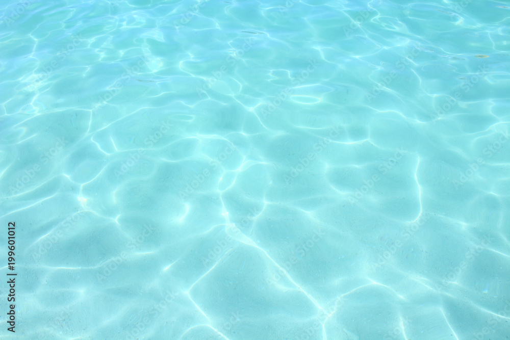 Beautiful clear blue sea. Close-up. Background. Texture.