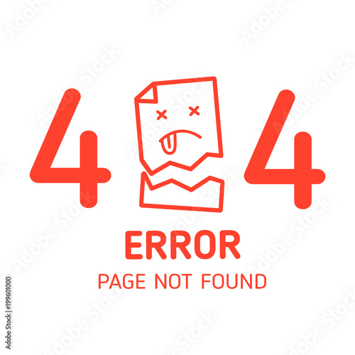 404  error page not found miss paper with white background  design template for website background graphic