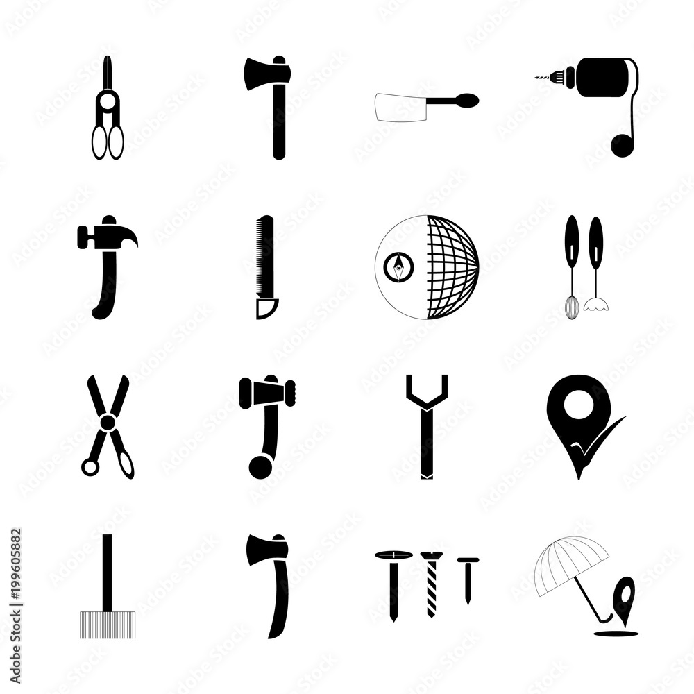 icon Instruments And Tools with compass, concept, filled, colorful and tool icon Instruments And Tools with compass, concept, filled, colorful and tool