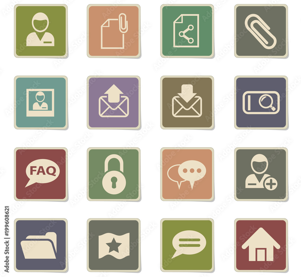 forum interface icon set forum interface icon set