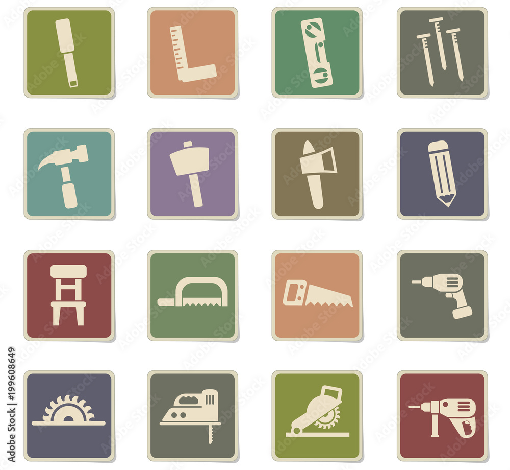 joinery icon set joinery icon set
