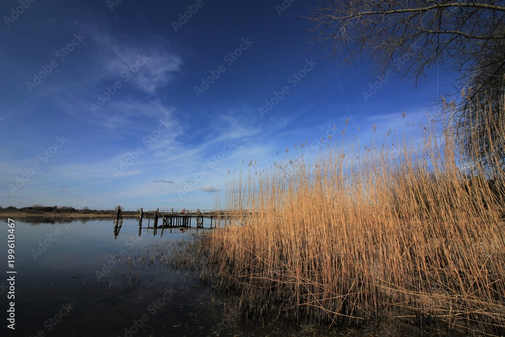 Idylle am malerischen Steg an der Schlei Idylle am malerischen Steg an der Schlei