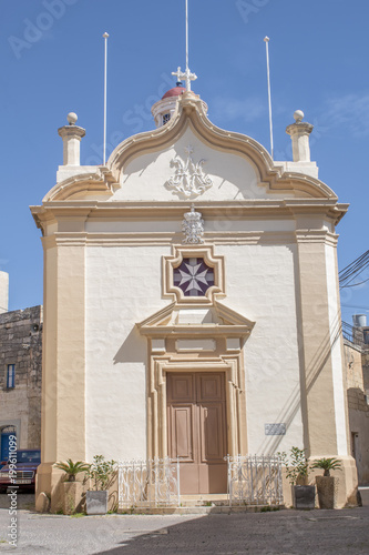Malta old church in Birkirkara town