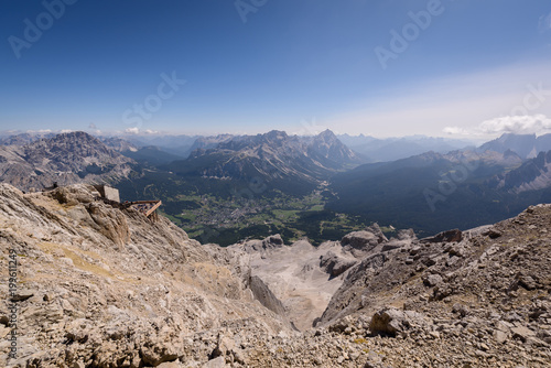 Espectaculares paisajes en las dolomitas