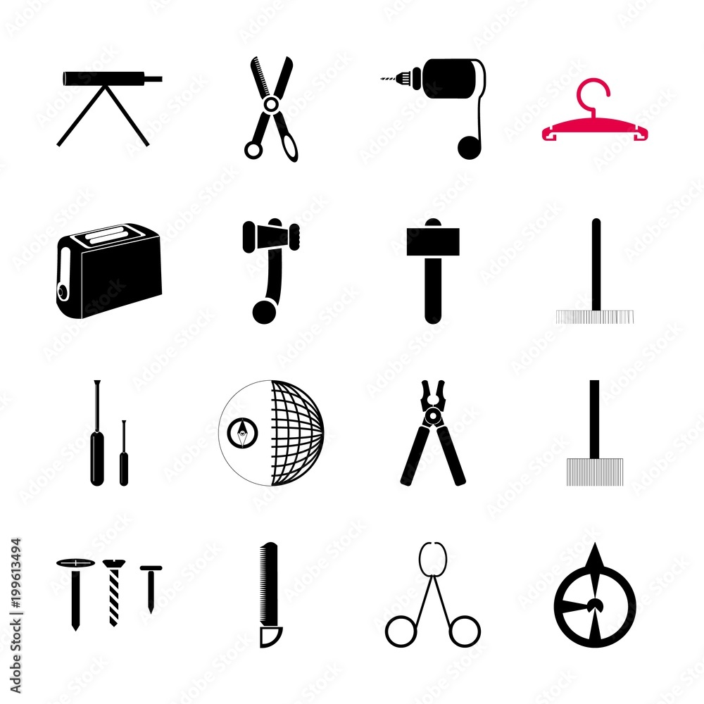 Fototapeta premium Instruments And Tools with wrench, sing and device