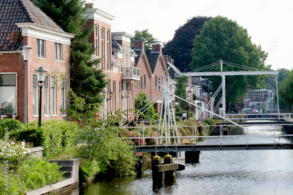 Canal The Overdiep in Veendam