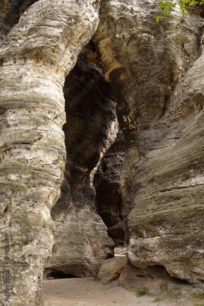 High stone arches in mountains. High stone arches in mountains.