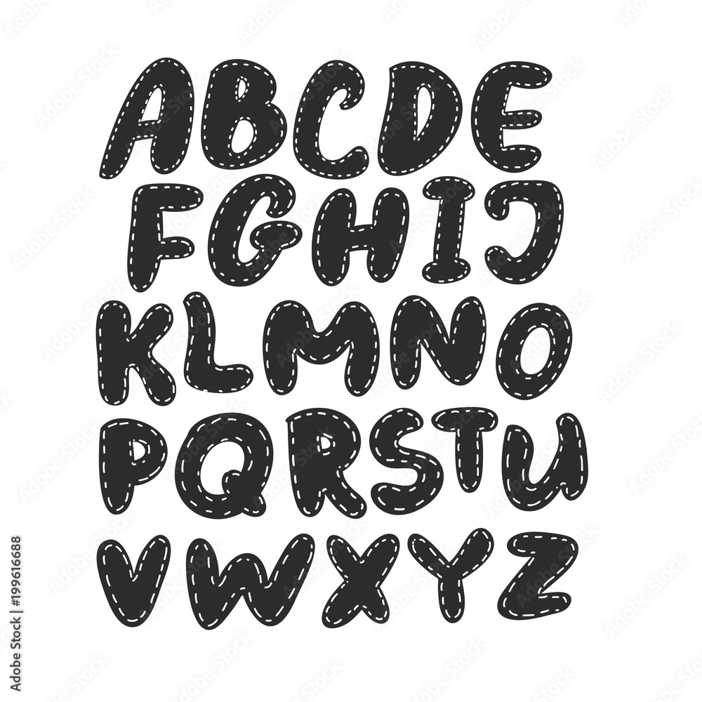 Hand lettering alphabet Hand lettering alphabet