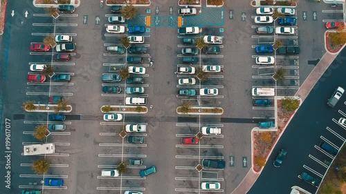 Wallpaper Mural Parking Lot Shopping Mall Store Aerial Drone Top Down Torontodigital.ca