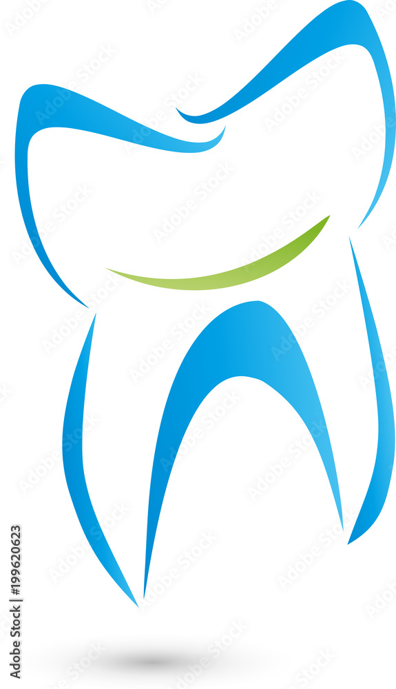 Zahn, Lächeln, Zahnpflege, Zahnmedizin, Logo