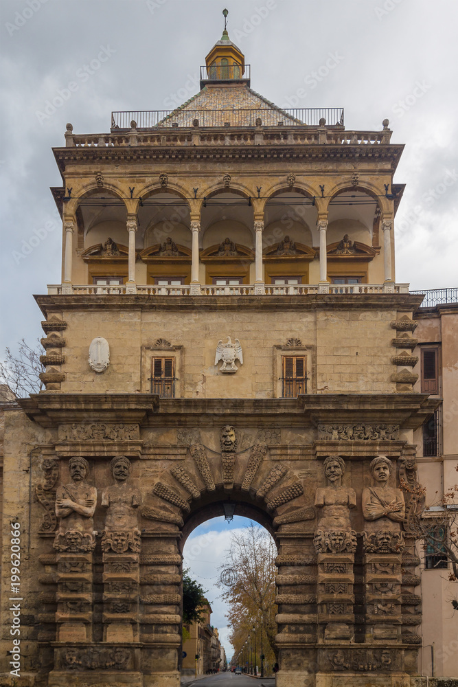 Obraz premium Porta Nuova in Palermo, Sicily