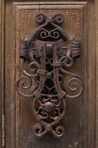 Elaborate old door knocker door knocker