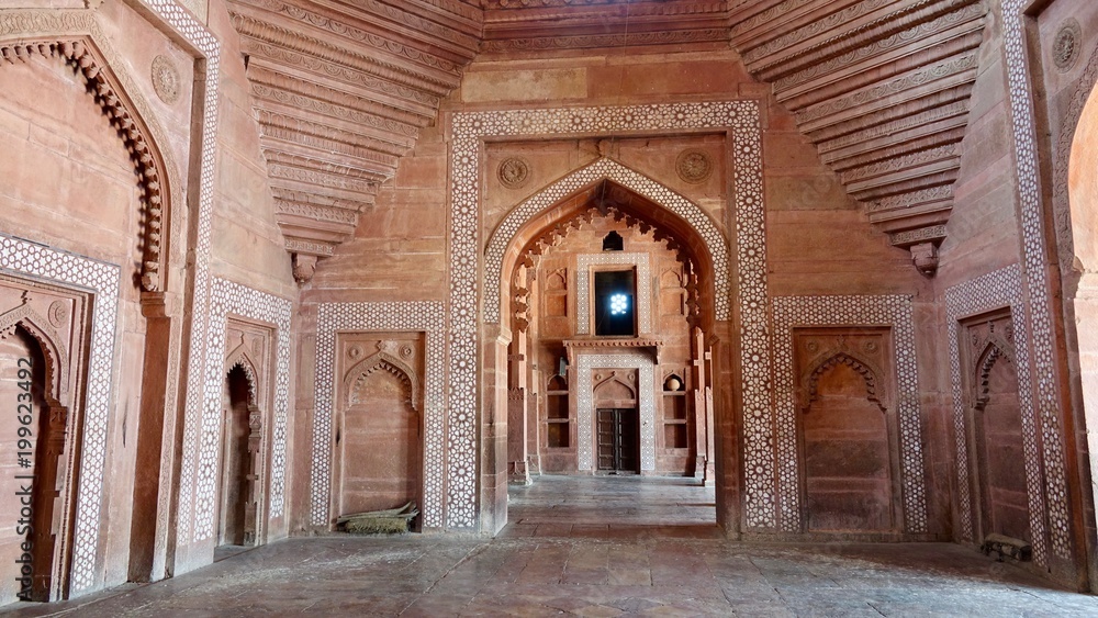 Moschee in Fatehpur Sikri, Indien, Mogularchitektur
