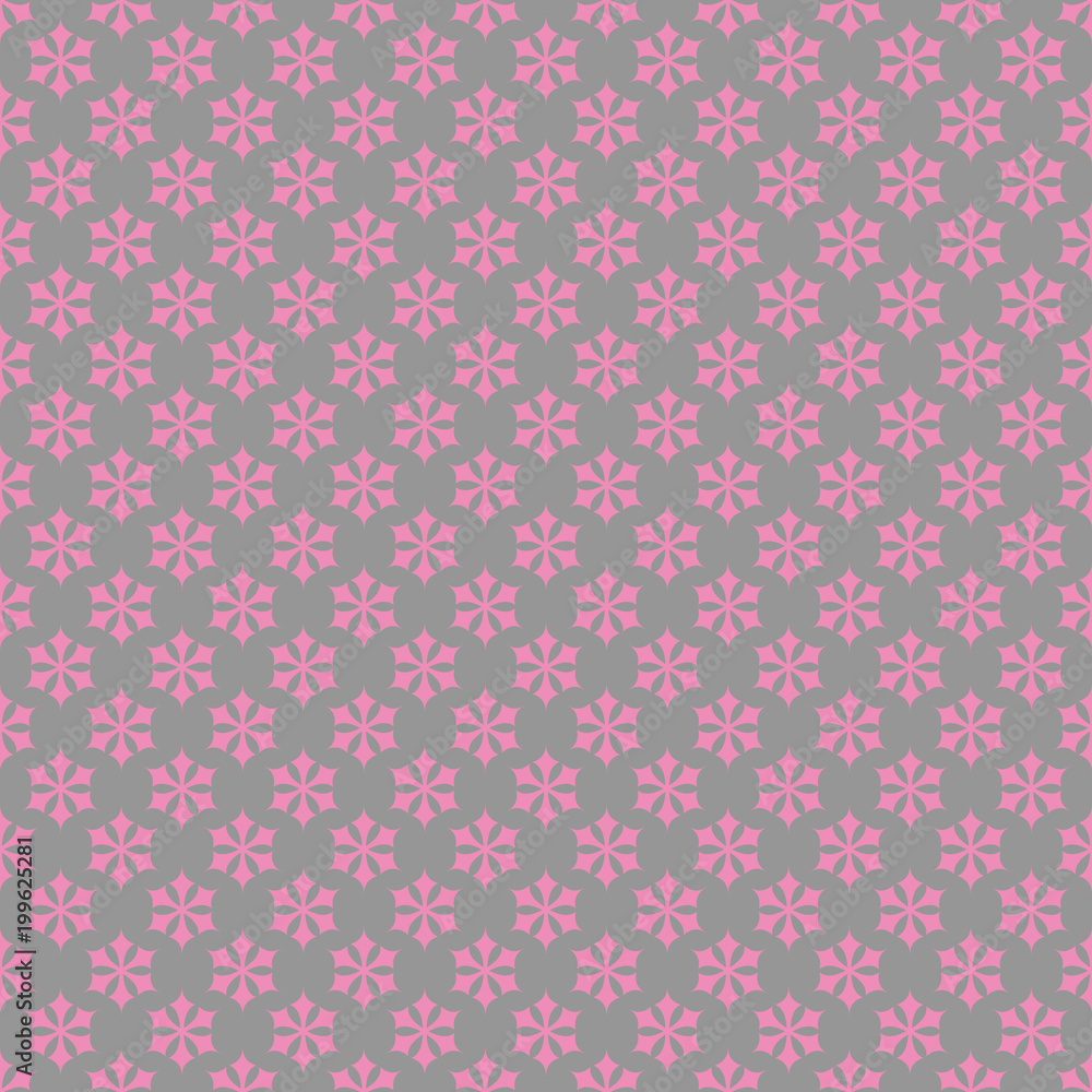 Repeating geometrical stylized snowflake pattern wallpaper - vector Christmas decoration background illustration Repeating geometrical stylized snowflake pattern wallpaper - vector Christmas decoration background illustration
