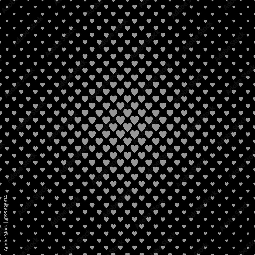 Abstract halftone heart pattern background - vector Valentine's day design Abstract halftone heart pattern background - vector Valentine's day design