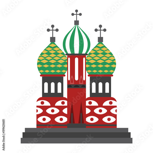 Saint basils cathedral vector illustration graphic design