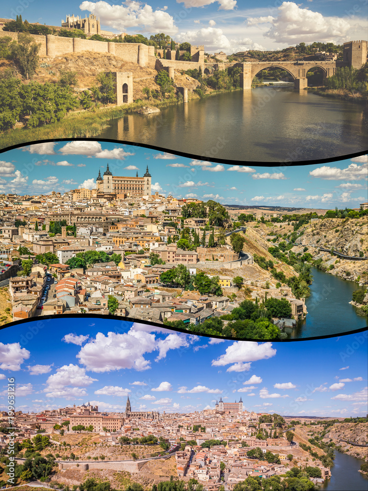 Photo collage from Toledo Spain.

