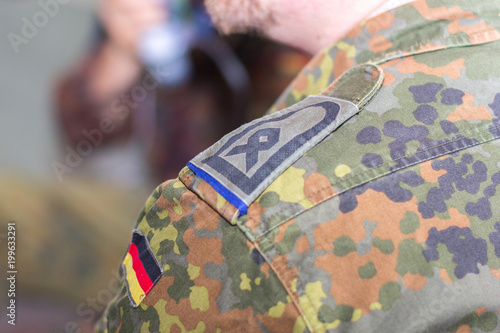 a shoulder strap on a german military uniform