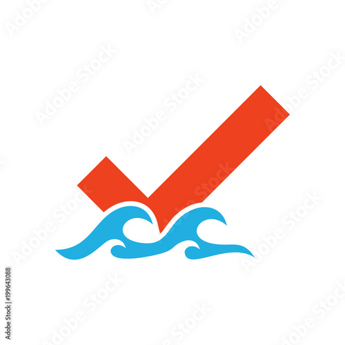 Wallpaper Mural Check Ocean Logo Icon Design Torontodigital.ca