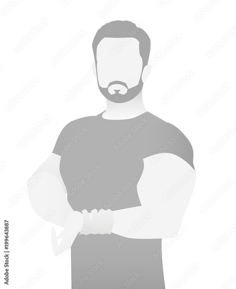 Default placeholder fitness trainer in a T-shirt. Default placeholder fitness trainer in a T-shirt.