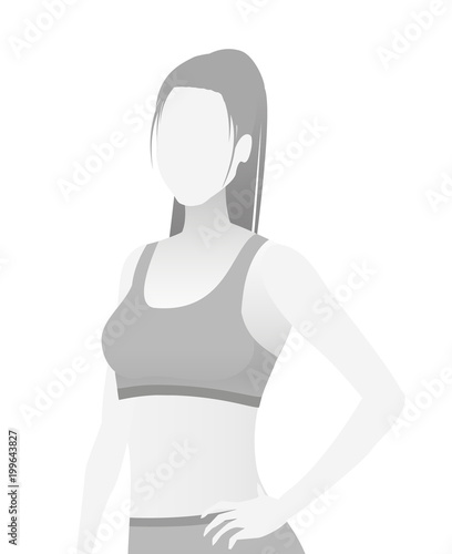 Default placeholder fitness trainer in a T-shirt.