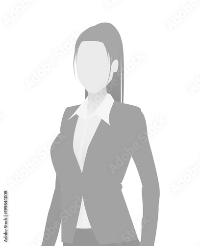 Default placeholder businesswoman half-length por