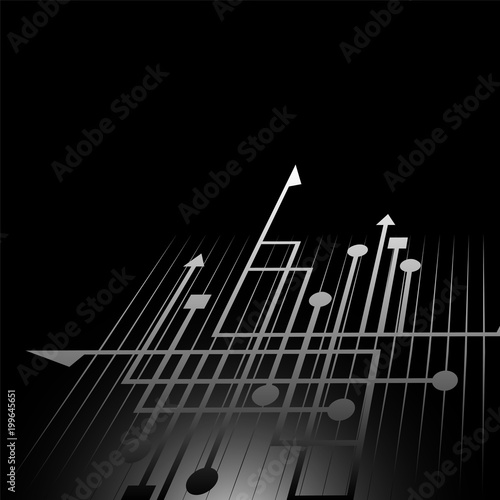 tech lines art background