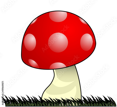 mushroom vector illustration