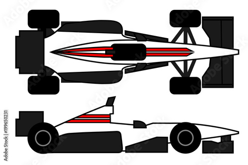 racing car illustration