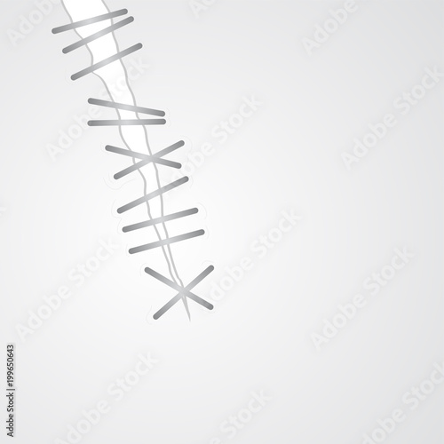 crack scar background