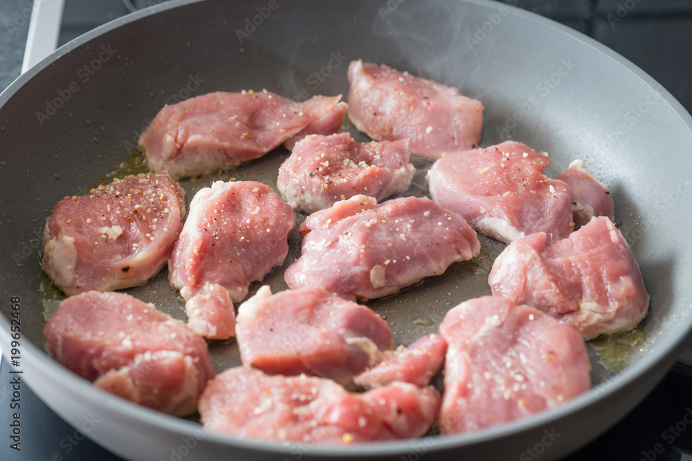 Schweinefilet in der Pfanne Schweinefilet in der Pfanne